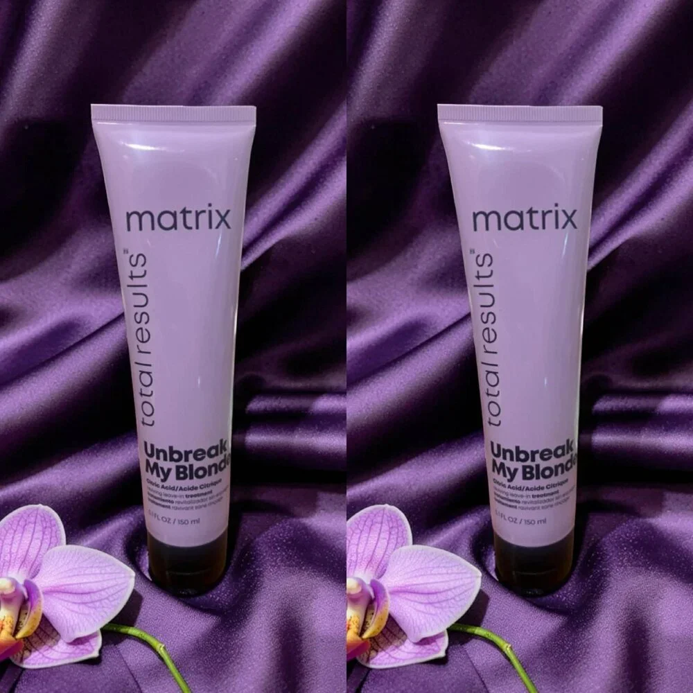 Matrix Total Results Unbreak My Blonde Citric Acid Strengthening Treatment _2